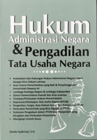Hukum Administrasi Negara & Pengadilan Tata Usaha Negara