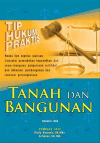 Tip Hukum Praktis; Tanah dan Bangunan