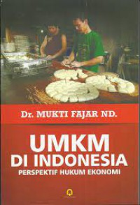 UMKM di Indonesia; perspektif hukum ekonomi